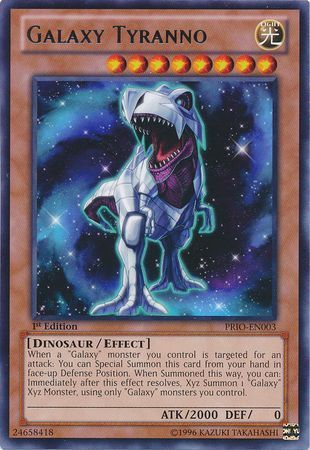 Galaxy Tyranno - PRIO-EN003 - Rare 1st Edition Primal Origin 1st Edition Singles (espanol)