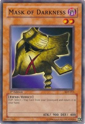 Mask of Darkness - SDP-013 - Common 1st Edition Starter Deck: Pegasus [SDP] 1st Edition Singles
