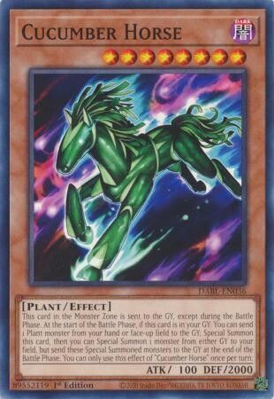 Cucumber Horse - DABL-EN036 - Common 1st Edition Darkwing Blast 1st Edition Singles