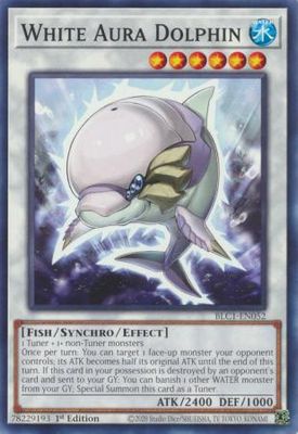 White Aura Dolphin - BLC1-EN052 - Common 1st Edition Battles of Legend: Chapter 1 1st Edition Singles