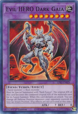 Evil HERO Dark Gaia - LDS3-EN029 - Common 1st Edition Legendary Duelists: Season 3 [LDS3] 1st Edition Singles