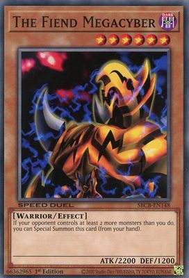 The Fiend Megacyber - SBCB-EN148 - Common 1st Edition Speed Duel Battle City Box 1st Edition Singles