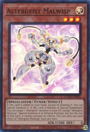 Altergeist Malwisp - DUNE-EN009 - Super Rare 1st Edition Duelist Nexus 1st Edition Singles