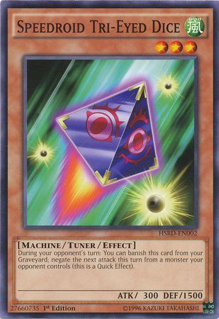 Speedroid Tri-Eyed Dice - HSRD-EN002 - Common 1st Edition High-Speed Riders 1st Edition Singles