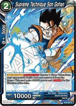 Supreme Technique Son Gohan - Malicious Machinations (DBS-B08) Malicious Machinations