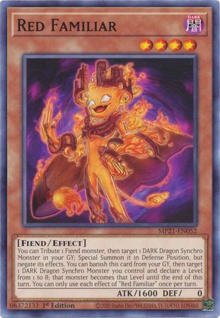 Red Familiar - MP21-EN052 - Common 1st Edition 2021 Mega-Tin: Ancient Battles 1st Edition Singles