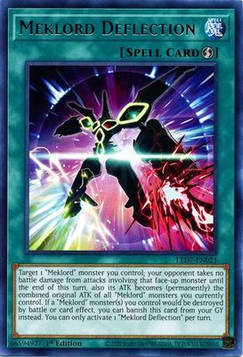 Meklord Deflection - LED7-EN021 - Rare 1st Edition Legendary Duelists: Rage of Ra 1st Edition Singles