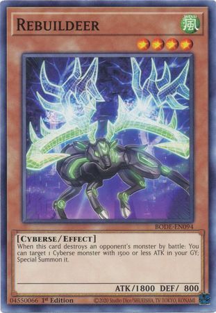 Rebuildeer - BODE-EN094 - Common 1st Edition Burst of Destiny 1st Edition Singles