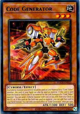 Code Generator - TOCH-EN022 - Rare Unlimited Toon Chaos Unlimited Singles
