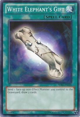 White Elephant&#39;s Gift - SDBE-EN026 - Common Unlimited Saga of Blue-Eyes White Dragon Unlimited Singles