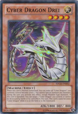 Cyber Dragon Drei - SDCR-EN002 - Super Rare Unlimited Structure Deck: Cyber Dragon Revolution Unlimited