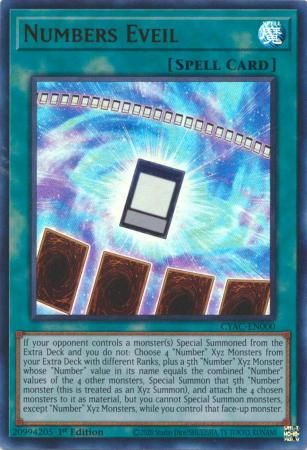 Numbers Eveil - CYAC-EN000 - Ultra Rare 1st Edition Cyberstorm Access 1st Edition Singles