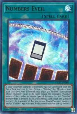 Numbers Eveil - CYAC-EN000 - Ultra Rare 1st Edition Cyberstorm Access 1st Edition Singles