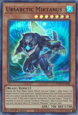 Ursarctic Miktanus - ANGU-EN028 - Super Rare 1st Edition Ancient Guardians 1st Edition Singles (espanol)