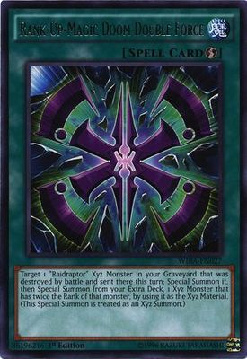 Rank-Up-Magic Doom Double Force - WIRA-EN027 - Rare 1st Edition Wing Raiders 1st Edition Singles