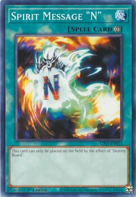 Spirit Message &quot;N&quot; - LDS3-EN013 - Common 1st Edition Legendary Duelists: Season 3 [LDS3] 1st Edition Singles