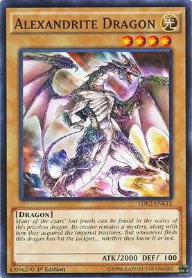 Alexandrite Dragon - LDK2-ENK12 - Common 1st Edition Legendary Decks II - Kaiba