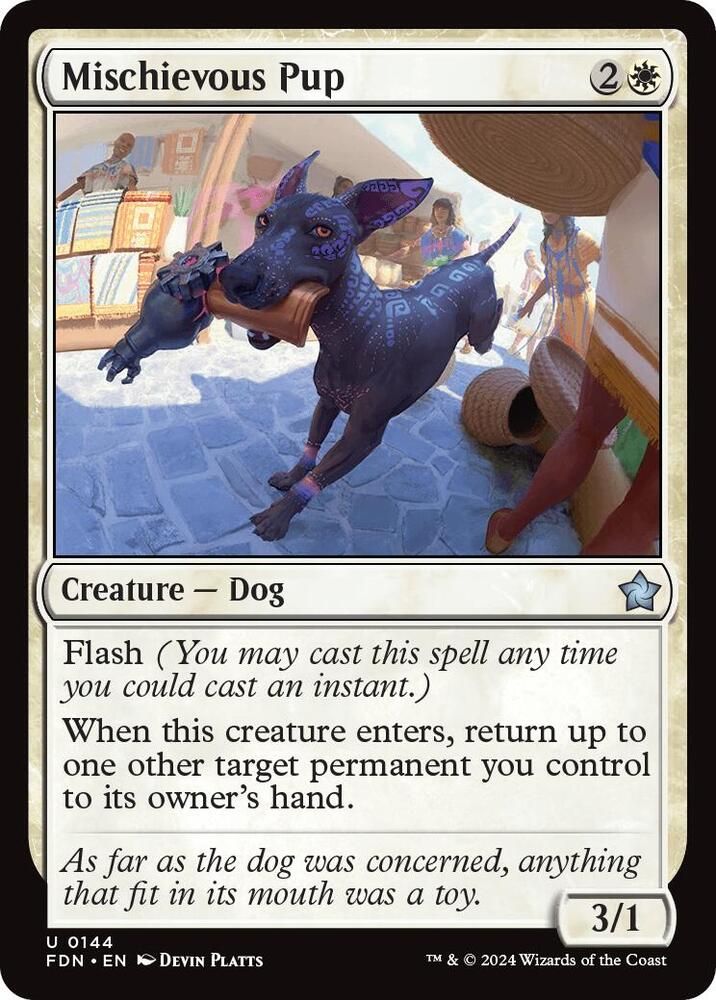 Mischievous Pup - Foundations (FDN) Foundations
