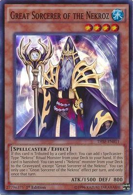 Great Sorcerer of the Nekroz - THSF-EN011 - Super Rare 1st Edition The Secret Forces (THSF) 1st Edition Singles (frances)