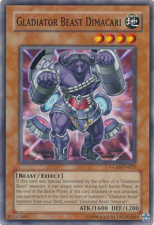 Gladiator Beast Dimacari - GLAS-EN023 - Common Unlimited Gladiator&#39;s Assault [GLAS] Unlimited Singles