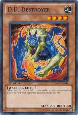 D.D. Destroyer - DREV-EN083 - Rare 1st Edition Duelist Revolution 1st Edition Singles
