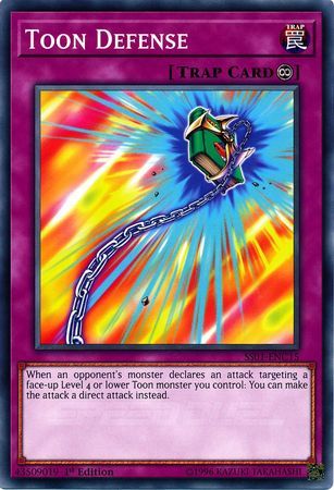 Toon Defense - SS01-ENC15 - Common 1st Edition Speed Duel Starter Decks: Destiny Masters Singles