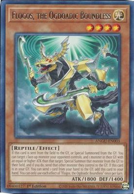 Flogos, the Ogdoadic Boundless - ANGU-EN003 - Rare 1st Edition Ancient Guardians 1st Edition Singles (espanol)
