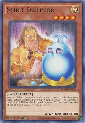 Spirit Sculptor - MP20-EN116 - Rare 1st Edition 2020 Mega-Tin: Lost Memories 1st Edition Singles