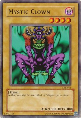 Mystic Clown - SYE-011 - Common Unlimited Starter Deck: Yugi Evolution [SYE] Unlimited Singles