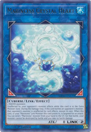 Marincess Crystal Heart - MP20-EN170 - Rare 1st Edition 2020 Mega-Tin: Lost Memories 1st Edition Singles