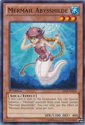 Mermail Abysshilde - ABYR-EN016 - Common 1st Edition Abyss Rising 1st Edition Singles