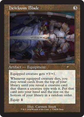 GA Heirloom Blade (Retro Frame) - WPN &amp; Gateway Promos (WPN) WPN &amp; Gateway Promos