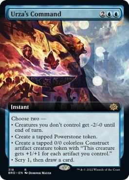 GA Urza&#39;s Command (Extended Art) - The Brothers&#39; War (BRO) The Brothers&#39; War