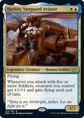 GA Harbin, Vanguard Aviator - The Brothers&#39; War (BRO) The Brothers&#39; War Foil