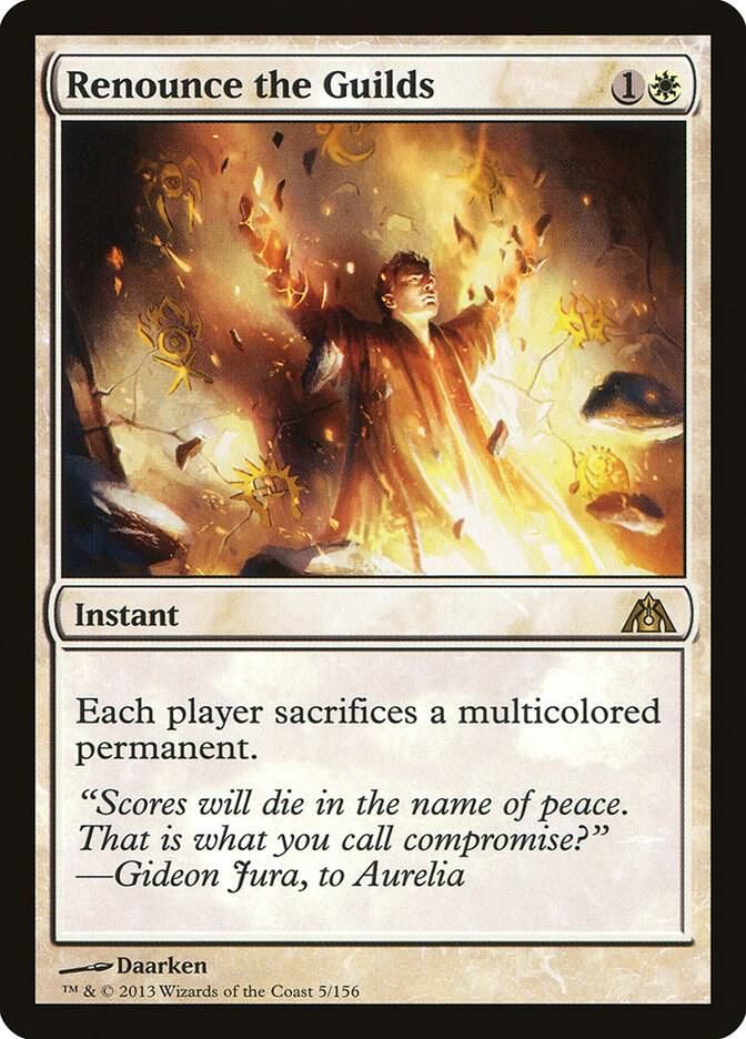 GA Renounce the Guilds - Dragon&#39;s Maze (DGM) Dragon&#39;s Maze