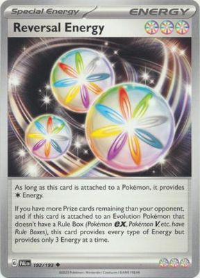 Reversal Energy - 192/193 - Uncommon Scarlet &amp; Violet: Paldea Evolved Singles (Español)