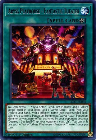 Abyss Playhouse - Fantastic Theater - LED3-EN048 - Rare 1st Edition Legendary Duelists: White Dragon Abyss Singles