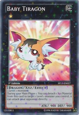 Baby Tiragon - SP13-EN027 - Starfoil Rare 1st Edition Star Pack 2013 1st Edition Starfoil Singles