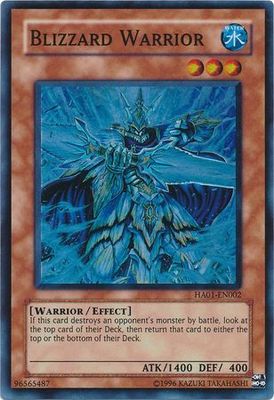 Blizzard Warrior - HA01-EN002 - Super Rare Unlimited Hidden Arsenal 1 [HA01] Unlimited Singles