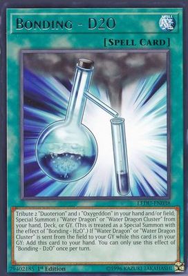 Bonding - D2O - LEDU-EN038 - Rare 1st Edition Legendary Duelists Singles