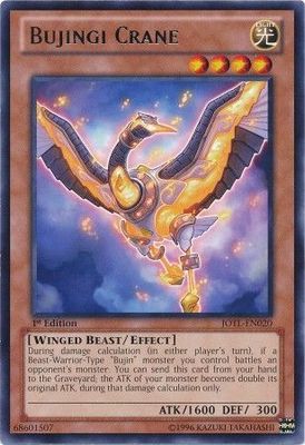 Bujingi Crane - JOTL-EN020 - Rare 1st Edition Judgment of the Light 1st Edition Singles