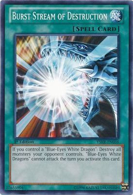Burst Stream of Destruction - YSKR-EN036 - Common 1st Edition Starter Deck: Kaiba Reloaded [YSKR] 1st Edition Singles