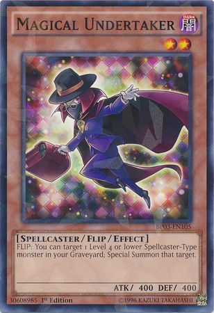 Magical Undertaker - BP03-EN105 - Shatterfoil Rare 1st Edition Battle Pack 3: Monster League Shatterfoil Rare 1st Edition Singles