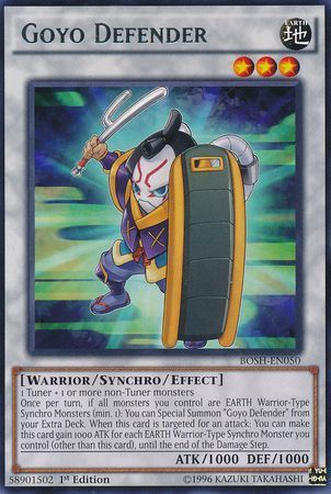 Goyo Defender - BOSH-EN050 - Rare 1st Edition Breakers of Shadow 1st Edition Singles