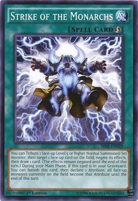 Strike of the Monarchs - SR01-EN028 - Common 1st Edition Structure Deck: Emperor of Darkness 1st Edition Singles