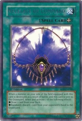 Necklace of Command - RDS-EN040 - Rare 1st Edition Rise of Destiny [RDS] 1st Edition Singles