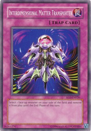 Interdimensional Matter Transporter - SD1-EN026 - Common Unlimited Structure Deck: Dragon&#39;s Roar [SD1] Unlimited Singles