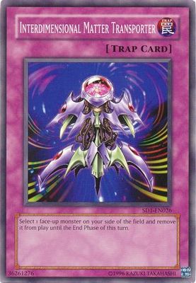 Interdimensional Matter Transporter - SD1-EN026 - Common Unlimited Structure Deck: Dragon&#39;s Roar [SD1] Unlimited Singles