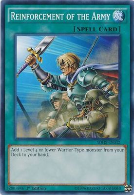 Reinforcement of the Army - SDHS-EN032 - Common 1st Edition Structure Deck: HERO Strike 1st Edition Singles (espanol)