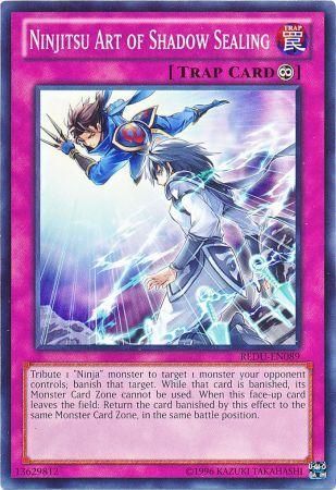 Ninjitsu Art of Shadow Sealing - REDU-EN089 - Common Unlimited Return of the Duelist Unlimited Singles
